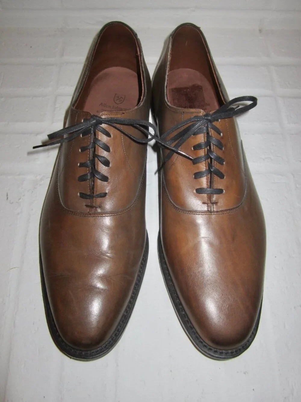 ALLEN EDMONDS CARLYLE Plain Toe Oxford Balmoral Shoes 8834 Men’s 13 D